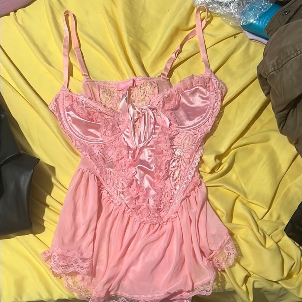 Pink Lace Lingerie bb doll